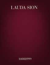 Lauda Sion SSAA choral sheet music cover